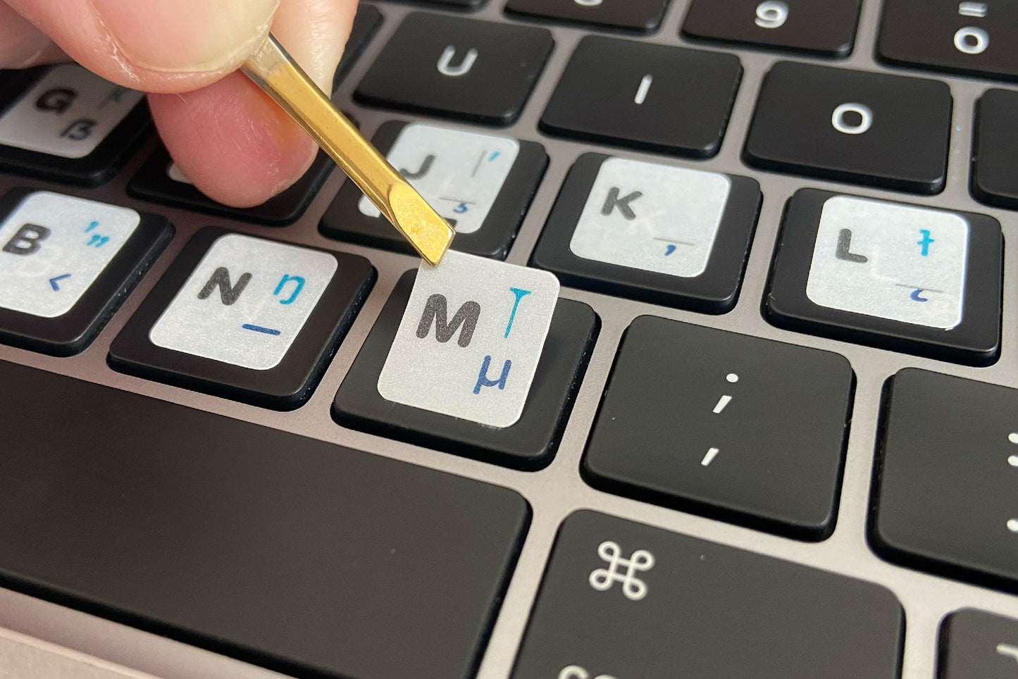 2 TypoTasten-Tastatur-Aufkleber-Sets