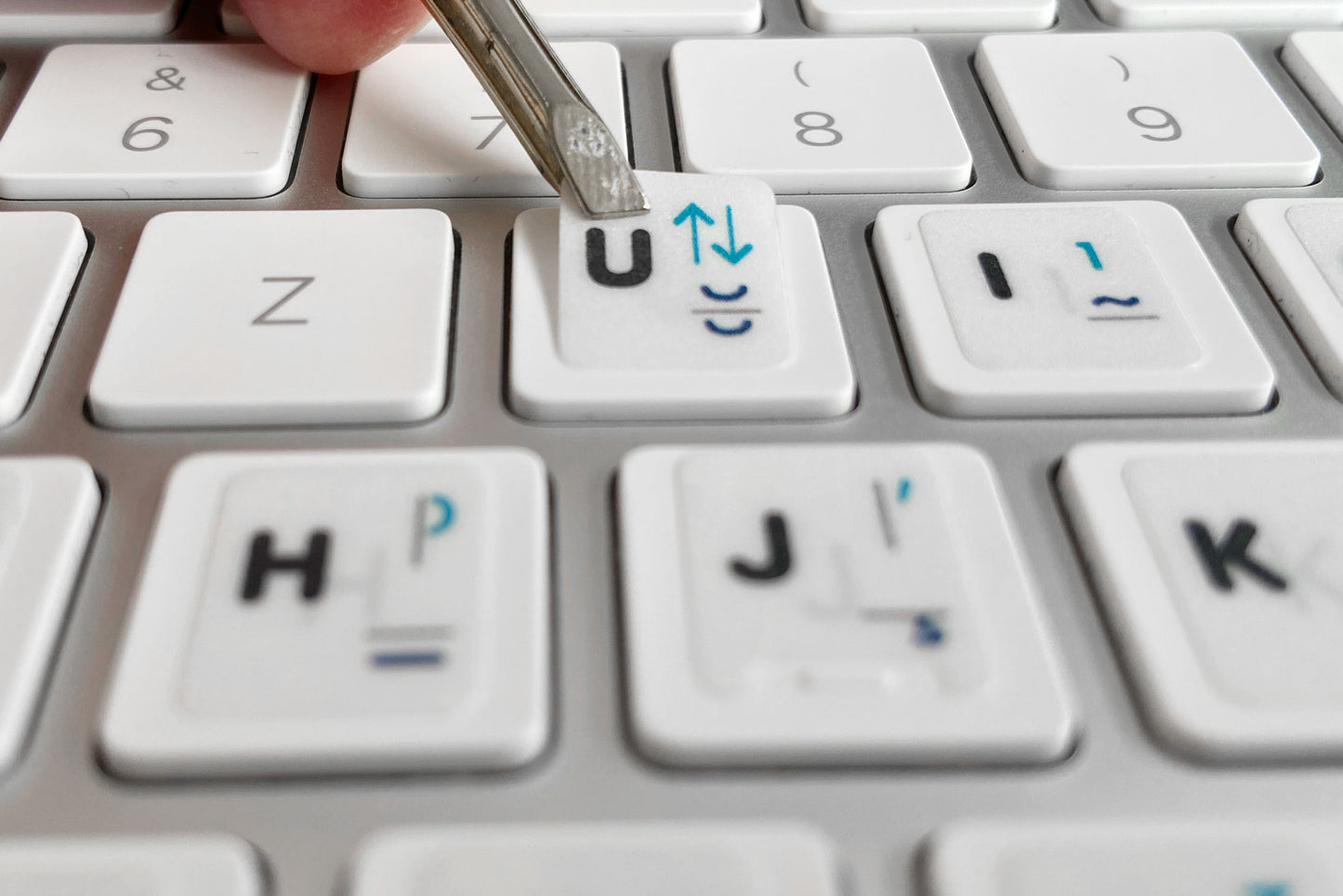 2 TypoTasten-Tastatur-Aufkleber-Sets