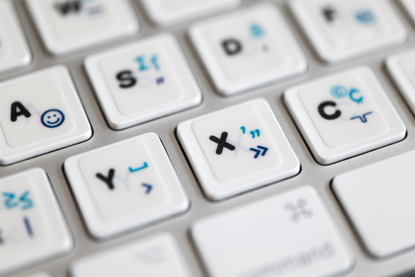 2 TypoTasten-Tastatur-Aufkleber-Sets