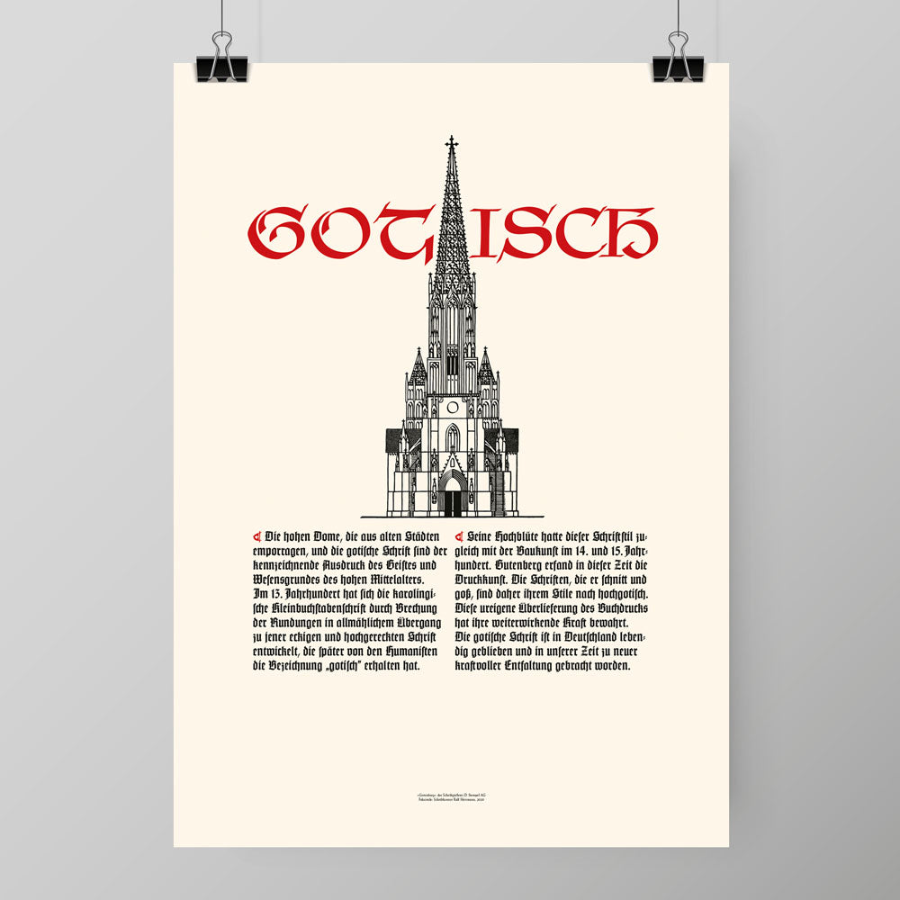Posterset: Antiqua, Fraktur, Gotisch
