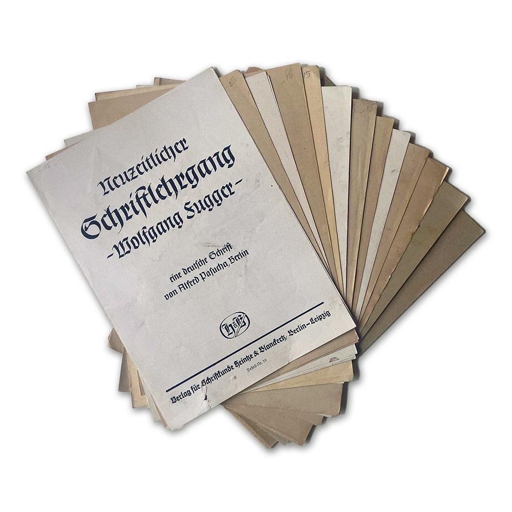 Großes Konvolut: Schreiblehrgänge von Heintze & Blanckertz