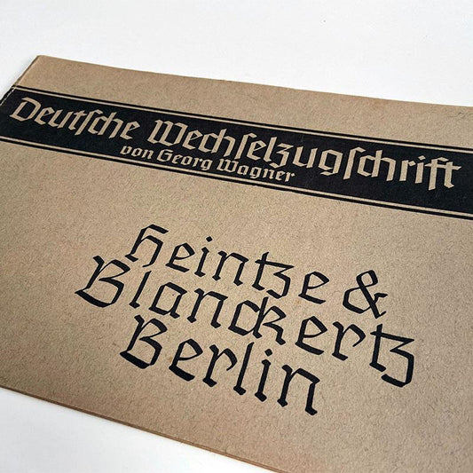 Großes Konvolut: Schreiblehrgänge von Heintze & Blanckertz