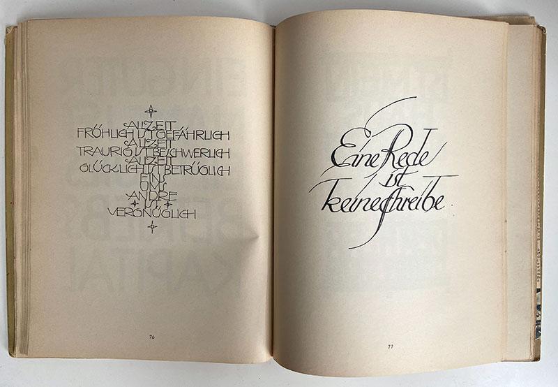 Kunstschrift und Schriftkunst