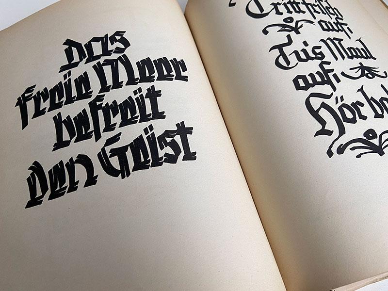 Kunstschrift und Schriftkunst