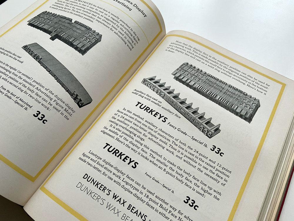 Specimen Book of Linotype Faces