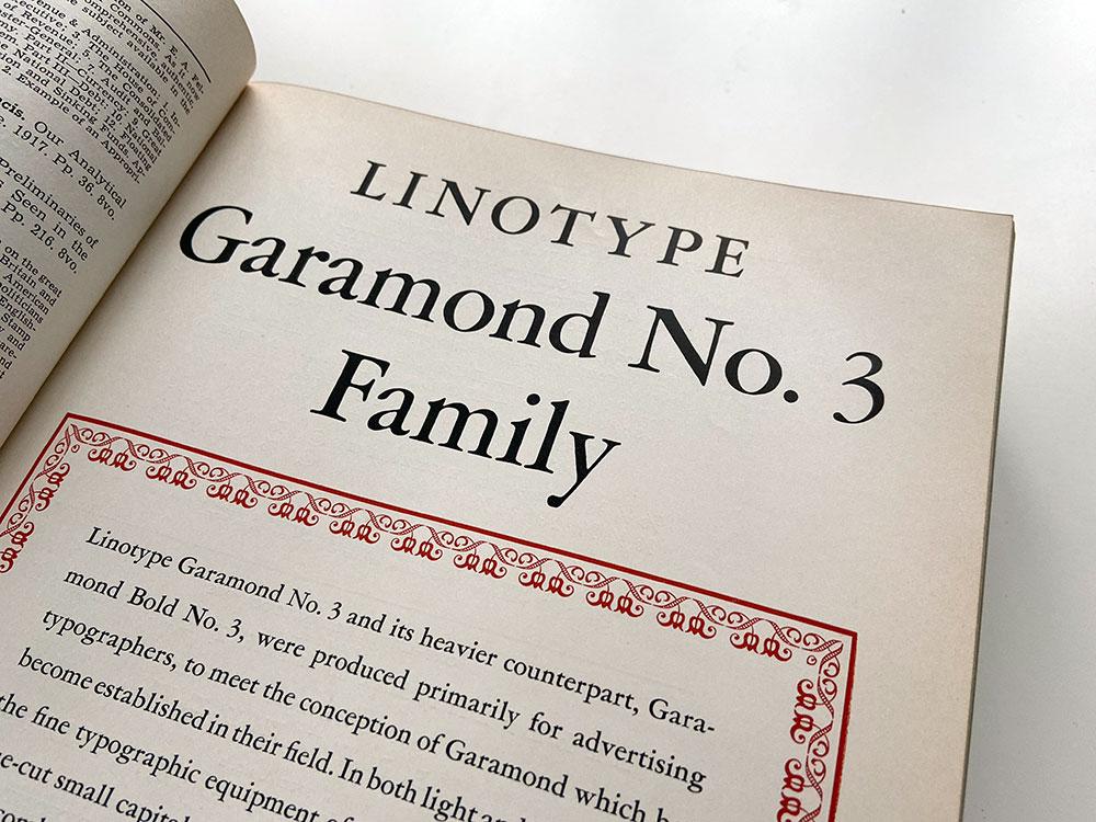 Specimen Book of Linotype Faces