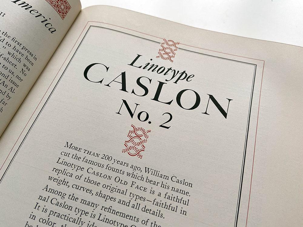 Specimen Book of Linotype Faces