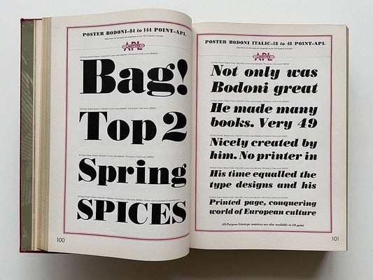 Specimen Book of Linotype Faces