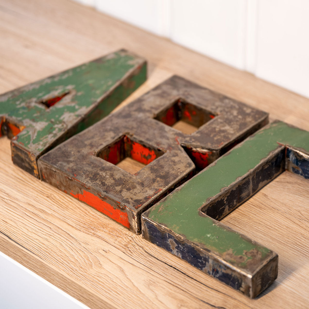 ABC: 3 Upcycling-Metall-Buchstaben
