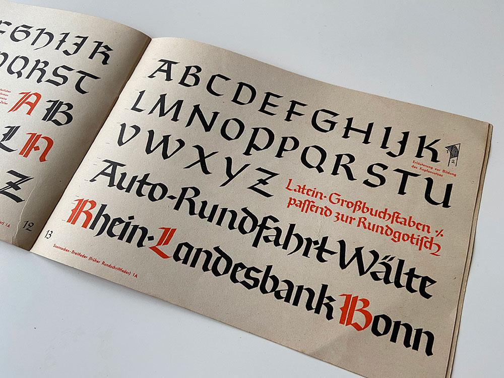 Soennecken-Schriftenhefte: Gotisch