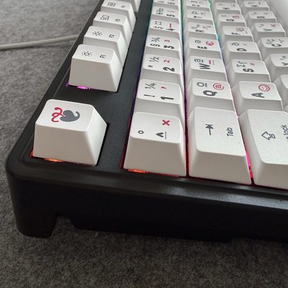 TypoTasten für MacOS auf Keychron C3 Pro