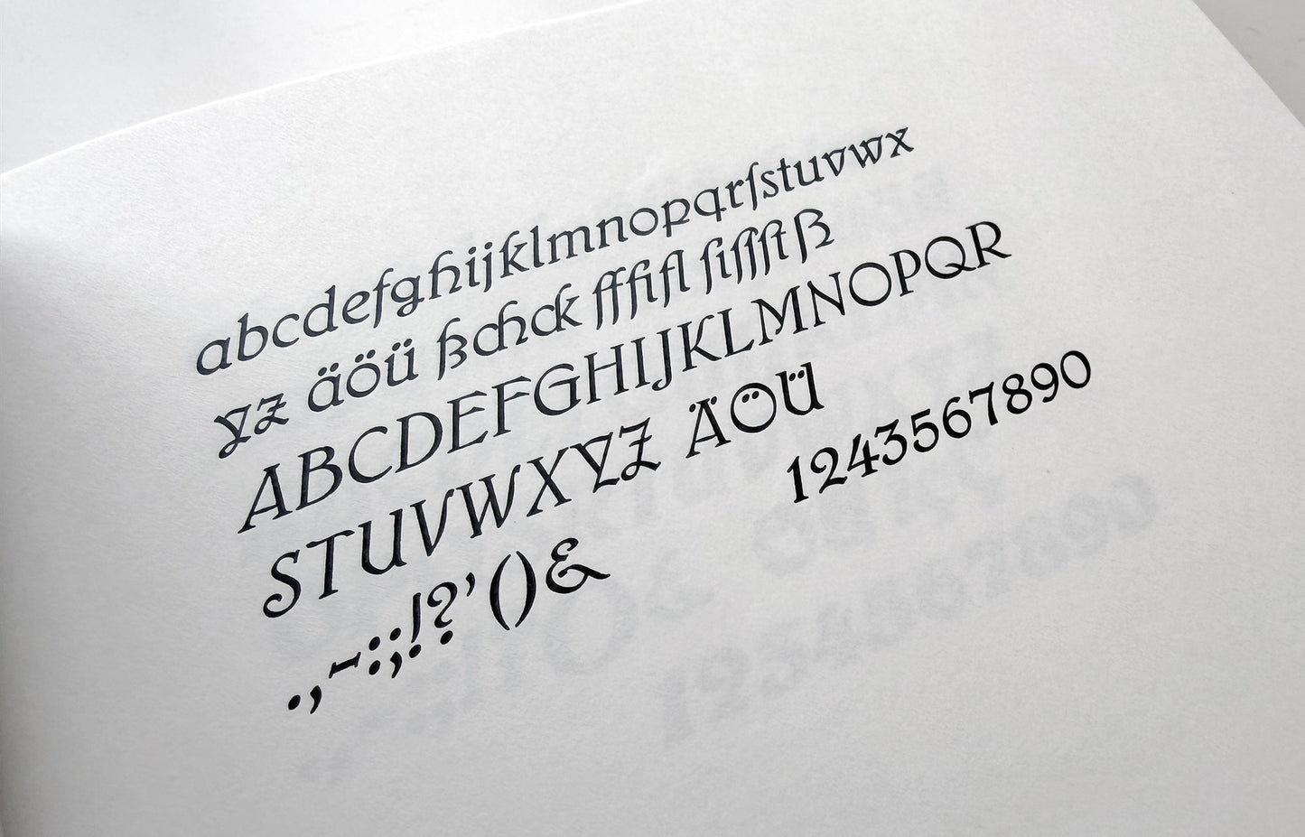 Alphabete: Erinnerungen an den Bleisatz II