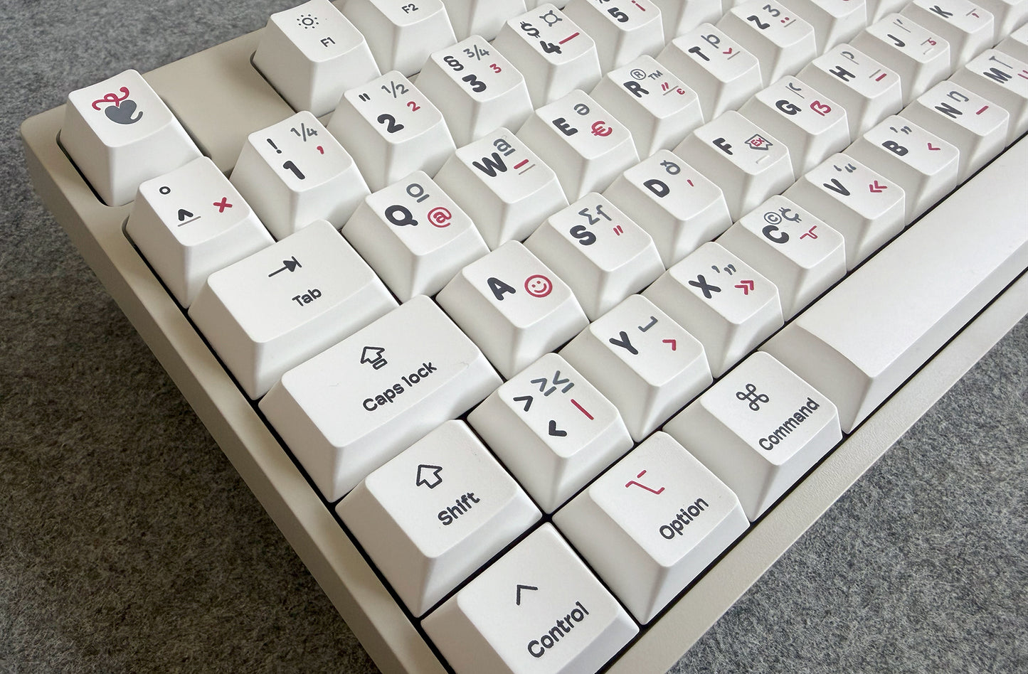 TypoTasten für MacOS auf Keychron C2 Pro 8K